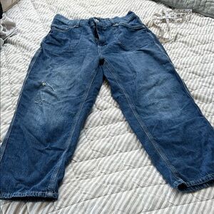 Free People Lightweight distressed jeans.